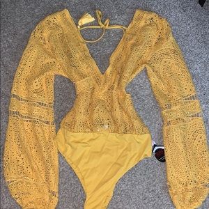 Yellow Bodysuit